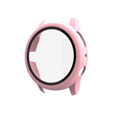 Imagem de Case Com Película De Vidro Para Galaxy Watch Active2 44mm Cor Rosa Fos