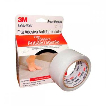 Imagem de Fita Antiderrapante 3M Int.5M Trans/Banheira - 3m melhoria do lar
