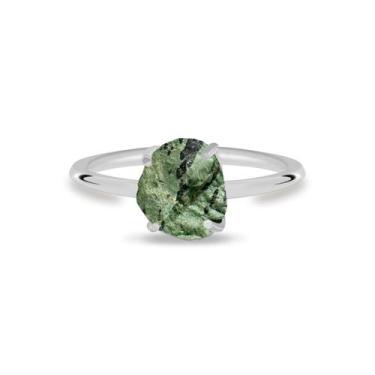 Imagem de Aliança Jaspe Kambaba - Cristal Natural, Banho Ouro 18k