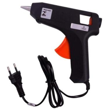 Imagem de Pistola De Cola Quente 20W Bivolt Com Bico Fino E 2 Bastões Para Proje