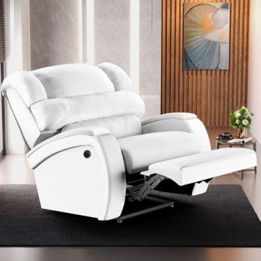 Imagem de Poltrona do Papai Sala de Cinema Reclinável Kylie Power Elétrica USB P