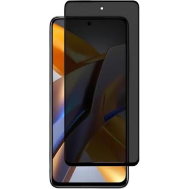 Imagem de Película 3D Privacidade Anti Espionagem Para Poco M5s 5G Tela de 6,43 