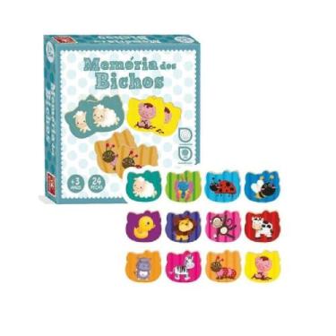 Imagem de Jogo Memória dos Bichos - Brincadeira de Criança