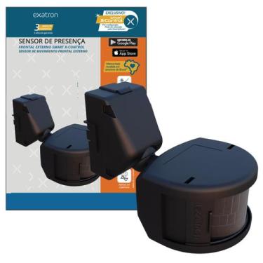 Imagem de Sensor Presença Frontal Externo Preto Smart X-Control - EXATRON, SENSO