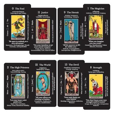 Imagem de CRAFTERIAN Learning Tarot, Tarot Cards for Beginners with Meanings on Them, Keywords