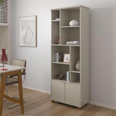 Imagem de Organizador Livreiro Para Sala Escritório Taurus - Movebrinque, Off Wh