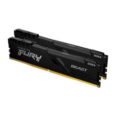 Imagem de Memória RAM Kingston Fury Beast, 64GB (2x32GB), 3200MHz, DDR4, CL16, P