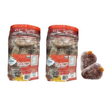 Imagem de Kit 2 Potes de 1kg Doce De Caju Cajuzinho c/ 20un Festa - Blook
