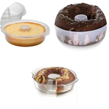 Imagem de Forma de Pudim e Bolo para Micro-ondas Bpa-free Com Furo - Nitron