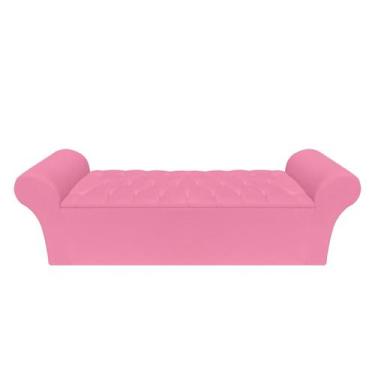 Imagem de Recamier Baú Calçadeira Chaise Quarto King 195cm Madrid - Mance Decor,