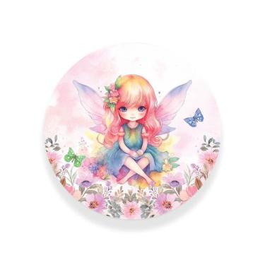 Imagem de Painel Decorativo Fada Para Festa Infantil 100% Poliéster - PRESENTE-B