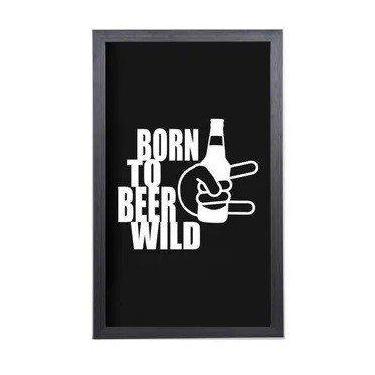 Imagem de Quadro Porta Tampinhas Pequeno - Beer Wild 1049 - Karin Grace, único