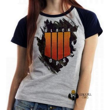 Imagem de Baby look blusa feminina ou Camiseta unissex Call of Duty Black Ops - 