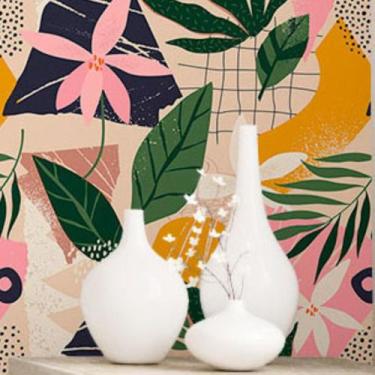 Imagem de Papel de Parede Adesivo Infantil Unicornios N016031 0,58x3M - Adesivo 