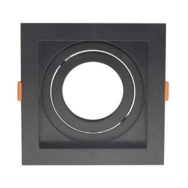 Imagem de Kit 3 Spot Embutir Conecta Quadrado Recuado PAR20 - TASCHIBRA, PRETO