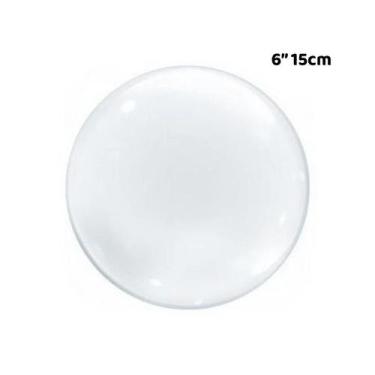 Imagem de Balão Bubble Transparente - 6" 15cm - 1 unidade - Bobo Balloon