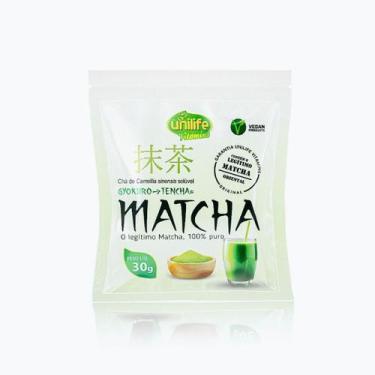 Imagem de Matcha Premium Legitimo 30g 100% Puro - Chá Natural Em Pó Vegano Unili