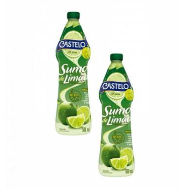Imagem de 2x Sumo De Limão - Castelo - 500 Ml - Castelo Alimentos