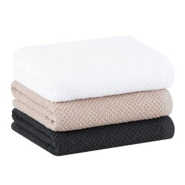 Imagem de Pano Copa Buddemeyer 3p Gourmet Branco Bege Cinza