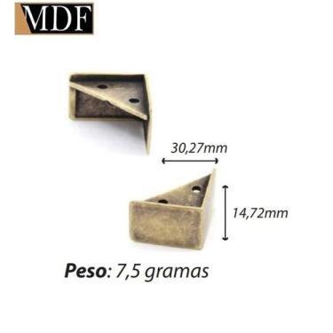 Imagem de Pezinho Reto Liso 3,03 X 1,47cm Caixa e Bandeja Artesanato - ATACADÃO 