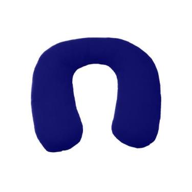 Imagem de Almofada de Pescoço Infantil - Happy Line, Azul escuro