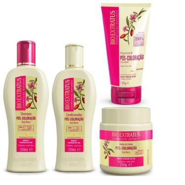 Imagem de Kit Bio Extratus Pós Coloração Proteção Da Cor 250ml