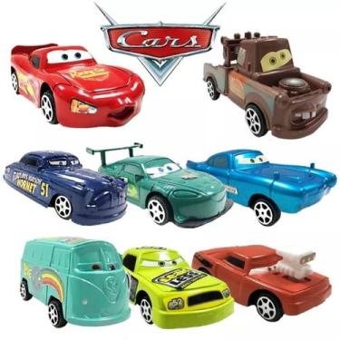 Imagem de Carros de Brinquedo 8 Unidades Relâmpago Mcqueen e Amigos - King