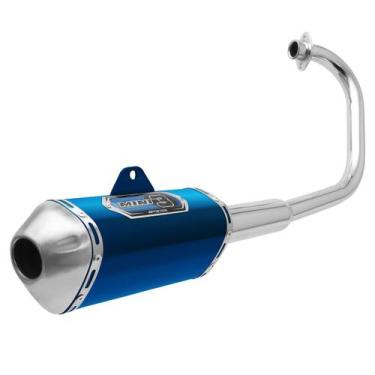 Imagem de Escapamento Pro Tork Mini 3 Curva Cromada Titan 150 / Fan 150 Esd 2009