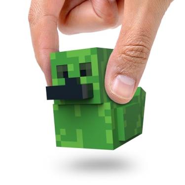 Imagem de TUBBZ Mini Creeper Collectible Vinyl Rubber Duck Figure - Official Minecraft Merchandise - Video Games and Movies
