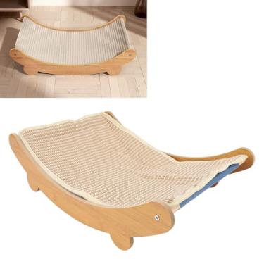 Imagem de Arranhador de Cama para Gatos, Sisal, Almofada para Arranhar para Gatos, Base Reforçada, Almofada para Arranhar, Proteção de Móveis, Ninho de Gato Multifuncional (Grande)