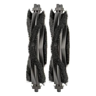 Imagem de (Pacote com 2) escovas de rolo de substituição L60 L50 compatíveis com aspirador robô Eufy L60, L60 Hybrid, L60 SES, L50 SES, L50 Series Robot Vacuum, kit de acessórios de escova principal, escova