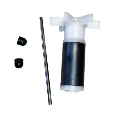 Imagem de JZSMY Impulsor para bomba Intex 401M e 637R Rotor de substituição com eixo de aço inoxidável e 2 tampas de borracha Pure Spa Hot Tub Pump Impulsor Rotor