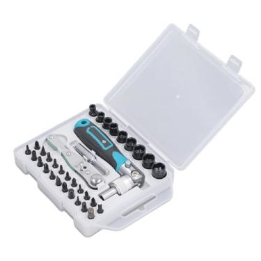 Imagem de Ratcheting Screwdriver Set, Chave de Catraca Magnética Forte Com Fenda Bits e Soquetes, para Várias Tarefas