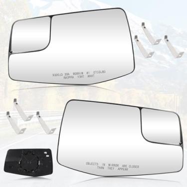 Imagem de Youxmoto Substituição de vidro do espelho lateral do motorista e do passageiro, para Chevy Silverado/para GMC Sierra 1500 2019-2023, substituição do espelho retrovisor esquerdo direito GM1325159