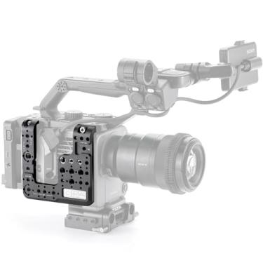 Imagem de Tilta Placa de montagem lateral compatível com gaiola Sony FX6 | Montagem via sapata, 1/10.2 cm-20 e 3/20.3 cm-16 | Design modular | Leve | Inclui etiquetas de índice Camerra