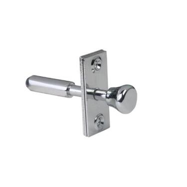 Imagem de Fecho Pino Bola de Janela porta De Correr cromado + parafuso - cdf