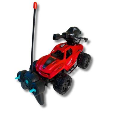Imagem de Carrinho Brinquedo Plástico Controle Remoto 5 Canais Luzes Alta Qualid