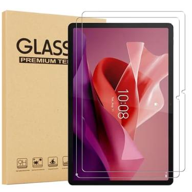 Imagem de elitegadget Pacote com 2 protetores de tela de vidro para Lenovo Tab P12 12,7 polegadas 2024 / Lenovo Yoga Tab Plus 12,7 polegadas lançado em 2025 - Película de vidro temperado com dureza 9H de alta
