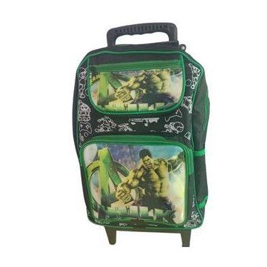 Imagem de Mochila Infantil Escolar Menino de Rodinha Bolsa Masculina Homem Aranh
