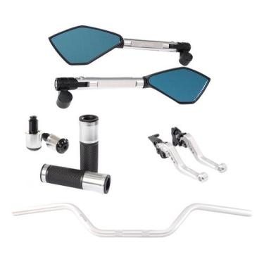 Imagem de Manete Manopla Retrovisor Peso Guidão Fazer 150 Factor Ubs - Stark Rac