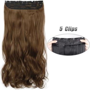 Imagem de Aplique de Cabelo Tic Tac em Fibra Bio Orgânica Ondulado  70cm Super N