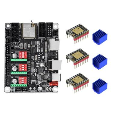 Imagem de YUTREES GRBL Shield Laser Control Card MKS DLC32 V2.1 TS35 LCD CNC Upgrade Controller para Mini Impressora Máquina de Marcação e Gravação (Package*15)