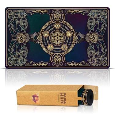 Imagem de Paramint Lucid Dragon Blast (Stitched) - MTG Playmat - Compatible with Magic The Gathering Playmat - Play MTG, YuGiOh, TCG - Original Play Mat Art Designs & Accessories