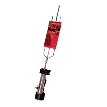 Imagem de Espeto Elétrico Giratório em Inox 220v - Pinheiro - Brighente Churrasq