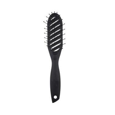 Imagem de Escova de massagem no couro cabeludo para mulheres | Curly Curved Shaped Quick Dry | Design ergonômico Home Salon Styling Tools(01)