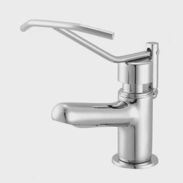 Imagem de Torneira para Banheiro com Alavanca 10065 Bica Fixa Mebermatic Meber Metais Cromado
