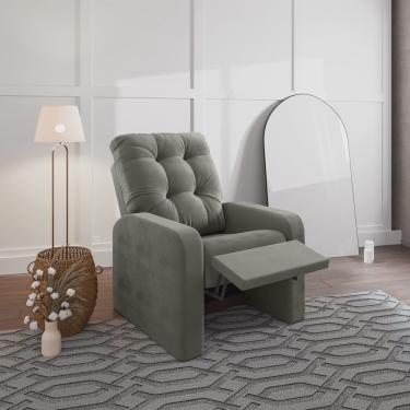 Imagem de Poltrona Reclinável Do Papai Em Suede