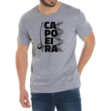 Imagem de Camiseta Cinza Berimbau capoeira - Alearts, GG