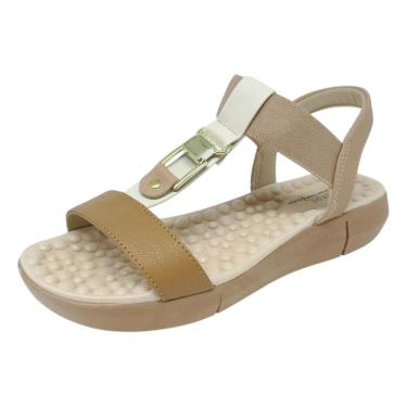 Imagem de Sandália Feminina Ultra Conforto Circulação Flatform Modare