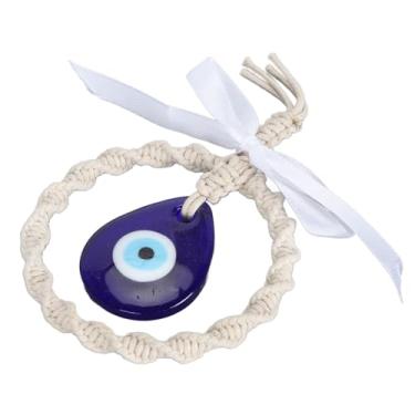 Imagem de O Olho Azul Pêndos Pend Ique Toca Ornamento para Retrovisor Decoração de Casa Com Sorte (Branco)